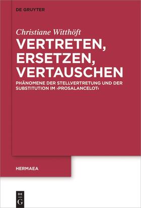 Witthöft |  Vertreten, Ersetzen, Vertauschen | Buch |  Sack Fachmedien