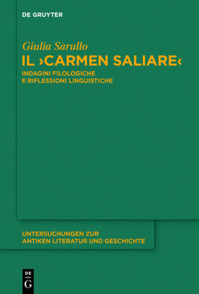 Sarullo |  Il "Carmen Saliare" | eBook | Sack Fachmedien