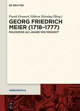 Stiening / Grunert |  Georg Friedrich Meier (1718¿1777) | Buch |  Sack Fachmedien