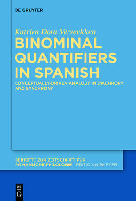 Verveckken |  Binominal Quantifiers in Spanish | Buch |  Sack Fachmedien