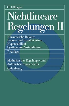 Föllinger |  Nichtlineare Regelungen 2 | eBook | Sack Fachmedien