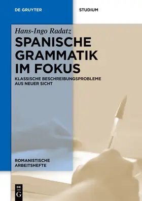 Radatz |  Spanische Grammatik im Fokus | eBook | Sack Fachmedien