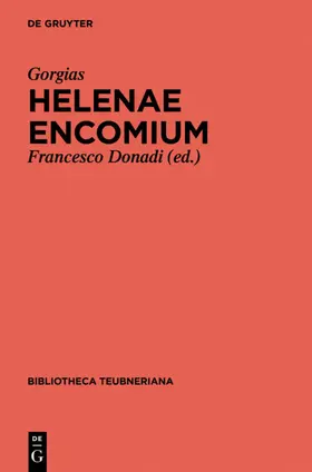 Donadi / Gorgias |  Helenae encomium | eBook | Sack Fachmedien