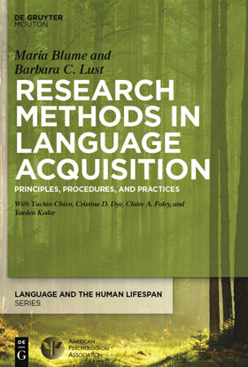 Blume / Lust |  Research Methods in Language Acquisition | Buch |  Sack Fachmedien