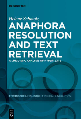 Schmolz |  Anaphora Resolution and Text Retrieval | eBook | Sack Fachmedien