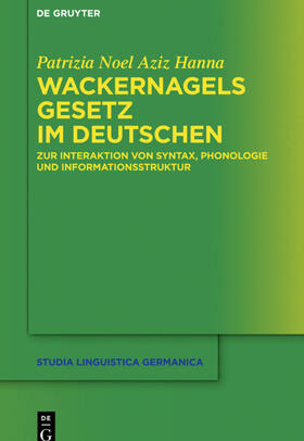 Noel Aziz Hanna |  Wackernagels Gesetz im Deutschen | eBook | Sack Fachmedien