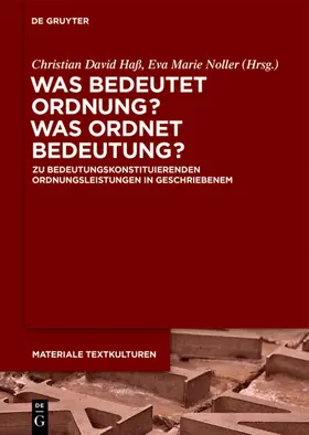 Haß / Noller |  Was bedeutet Ordnung - was ordnet Bedeutung? | eBook | Sack Fachmedien