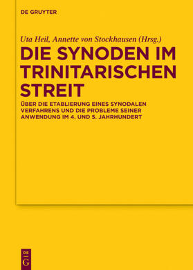 Heil / Stockhausen |  Die Synoden im trinitarischen Streit | eBook | Sack Fachmedien