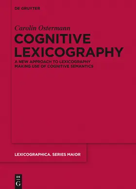 Ostermann |  Cognitive Lexicography | Buch |  Sack Fachmedien