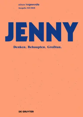 Brandt / Penzar / Ilitcheva |  JENNY. Ausgabe 03 | Buch |  Sack Fachmedien