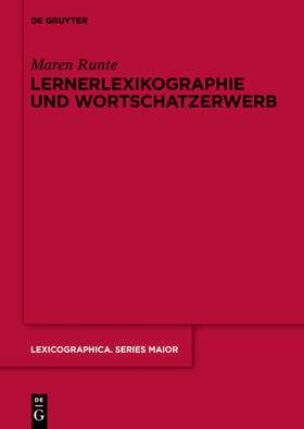 Runte |  Lernerlexikographie und Wortschatzerwerb | eBook | Sack Fachmedien