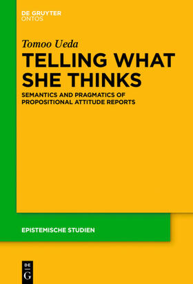 Ueda |  Telling What She Thinks | eBook | Sack Fachmedien