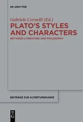 Cornelli |  Plato’s Styles and Characters | eBook | Sack Fachmedien