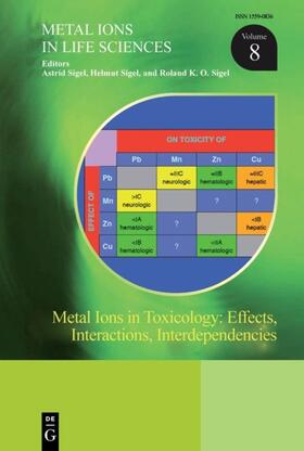 Sigel |  Metal Ions in Toxicology: Effects, Interactions, Interdependencies | eBook | Sack Fachmedien