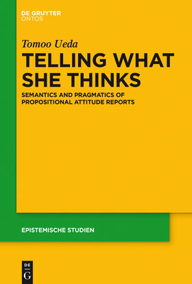 Ueda |  Telling What She Thinks | Buch |  Sack Fachmedien
