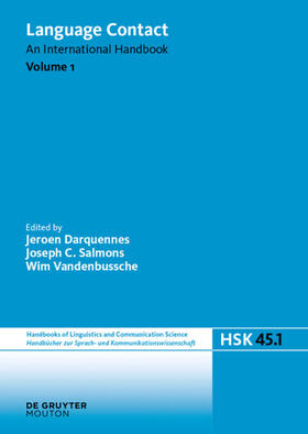 Darquennes / Salmons / Vandenbussche |  Language Contact. Volume 1 | Buch |  Sack Fachmedien