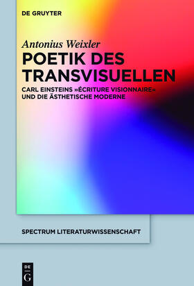 Weixler |  Poetik des Transvisuellen | Buch |  Sack Fachmedien