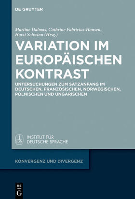 Dalmas / Fabricius-Hansen / Schwinn |  Variation im europäischen Kontrast | eBook |  Sack Fachmedien