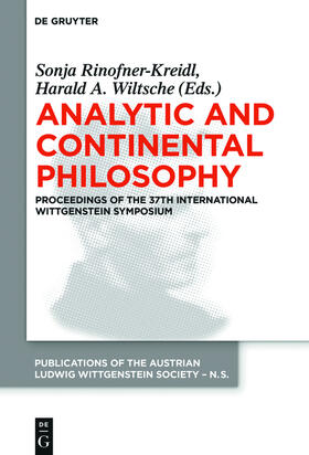 Wiltsche / Rinofner-Kreidl |  Analytic and Continental Philosophy | Buch |  Sack Fachmedien