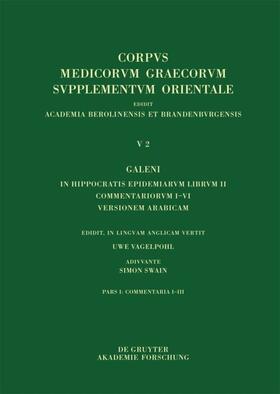 Vagelpohl |  Galeni In Hippocratis Epidemiarum librum II Commentariorum I-III versio Arabica | eBook | Sack Fachmedien