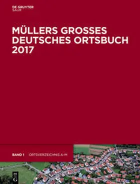  Müllers Großes Deutsches Ortsbuch 2017 | eBook | Sack Fachmedien