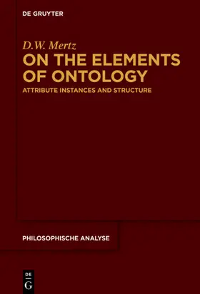 Mertz |  On the Elements of Ontology | eBook | Sack Fachmedien