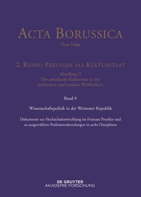 Spenkuch / Neugebauer |  Wissenschaftspolitik in der Weimarer Republik | Buch |  Sack Fachmedien