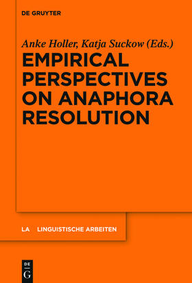 Suckow / Holler |  Empirical Perspectives on Anaphora Resolution | Buch |  Sack Fachmedien