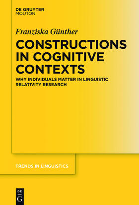 Günther |  Constructions in Cognitive Contexts | Buch |  Sack Fachmedien