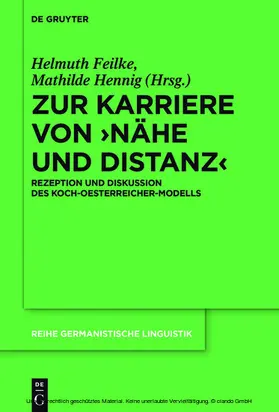 Feilke / Hennig |  Zur Karriere von ›Nähe und Distanz‹ | eBook | Sack Fachmedien