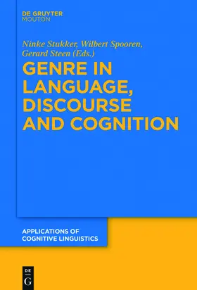 Stukker / Steen / Spooren |  Genre in Language, Discourse and Cognition | Buch |  Sack Fachmedien