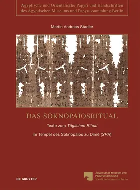 Stadler |  Das Soknopaiosritual | Buch |  Sack Fachmedien