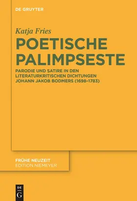 Fries |  Poetische Palimpseste | Buch |  Sack Fachmedien