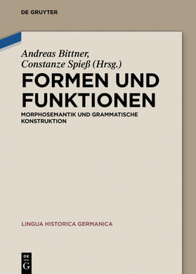 Spieß / Bittner |  Formen und Funktionen | Buch |  Sack Fachmedien
