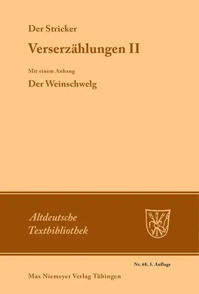 Fischer / Janota |  Verserzählungen II | Buch |  Sack Fachmedien