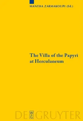 Zarmakoupi |  The Villa of the Papyri at Herculaneum | Buch |  Sack Fachmedien