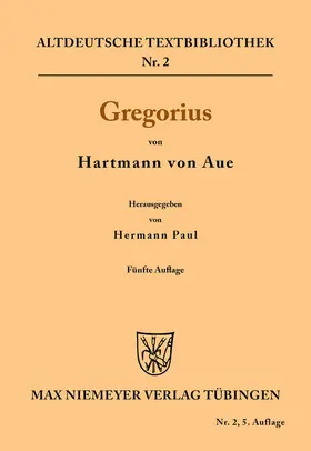 Paul / Hartmann von Aue |  Gregorius | Buch |  Sack Fachmedien