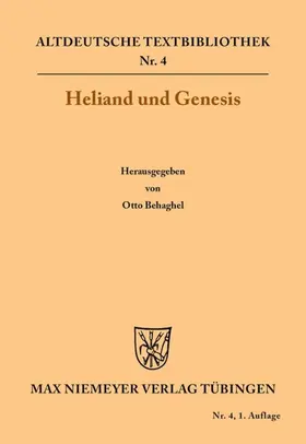 Behagel |  Heliand und Genesis | eBook | Sack Fachmedien