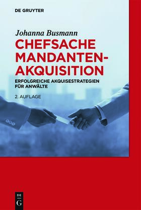 Busmann |  Chefsache Mandantenakquisition | Buch |  Sack Fachmedien