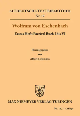 Leitzmann |  Parzival Buch I bis VI | Buch |  Sack Fachmedien