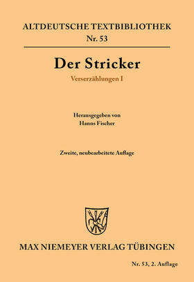 Der Stricker / Fischer |  Verserzählungen I | Buch |  Sack Fachmedien