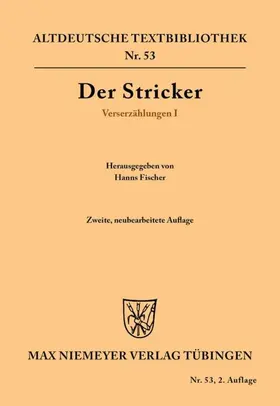 Der Stricker / Fischer |  Verserzählungen I | eBook | Sack Fachmedien