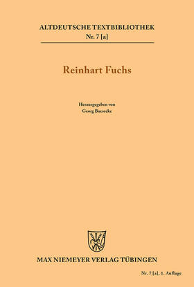 Heinrich / Baesecke |  Heinrichs des Glichezares Reinhart Fuchs | Buch |  Sack Fachmedien