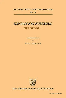 Gereke |  Die Legenden I | Buch |  Sack Fachmedien