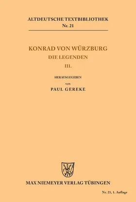 Gereke |  Die Legenden III | eBook | Sack Fachmedien