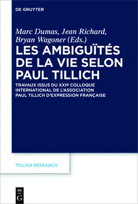 Dumas / Richard / Wagoner | Les ambiguïtés de la vie selon Paul Tillich | E-Book | sack.de