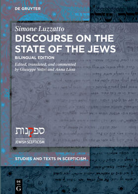 Luzzatto / Veltri / Lissa |  Discourse on the State of the Jews | Buch |  Sack Fachmedien