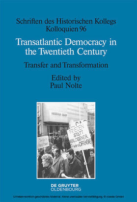 Nolte |  Transatlantic Democracy in the Twentieth Century | eBook | Sack Fachmedien