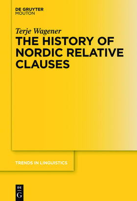 Wagener |  The History of Nordic Relative Clauses | eBook | Sack Fachmedien