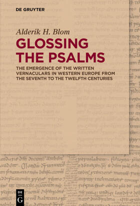 Blom |  Glossing the Psalms | eBook | Sack Fachmedien